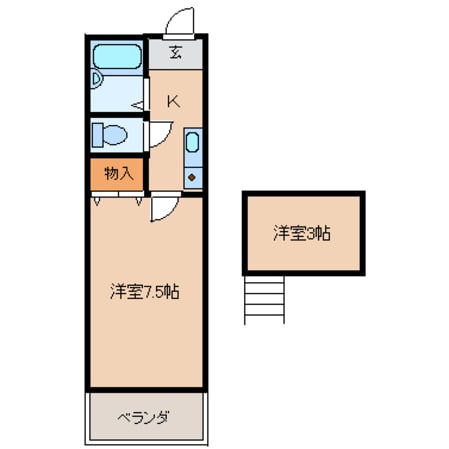 シャトレ津福本町の物件間取画像